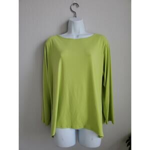Spirithouse EDW Green Top Size L Polyester Blend Long Sleeve Round Neck